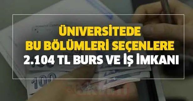 2020 YKS'ye girecek öğrenciler dikkat! Üniversitede bu 3 bölümü seçeceklere 2334 tl burs ve iş müjdesi