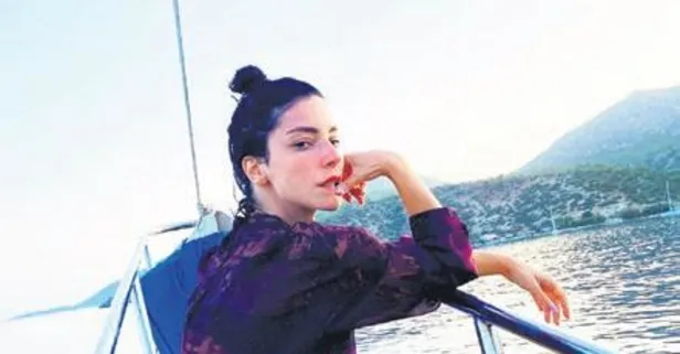 Merve Boluğur "su perisi" oldu