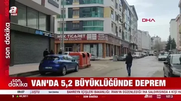 Son dakika! AFAD duyurdu Van'da 5.2 büyüklüğünde deprem