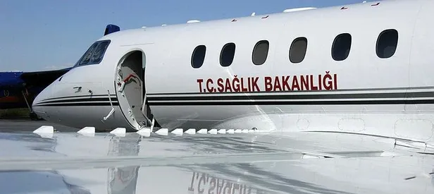 Uçak ambulans Türk mühendis için havalandı