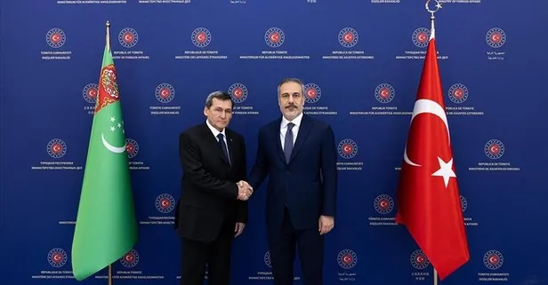 Dışişleri Bakanı Hakan Fidan Türkmenistanlı mevkidaşı Raşid Meredov ile görüştü