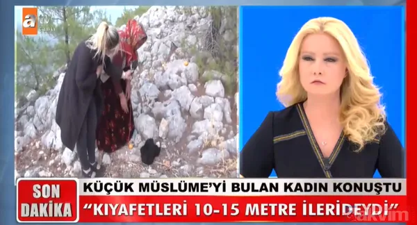 SON DAKİKA | Yörük kızı Müslüme'nin cesedini bulan kadın çoban konuştu Müslüme nasıl öldü? Müge Anlı izleyicisi gözyaşları içinde seyretti - 17