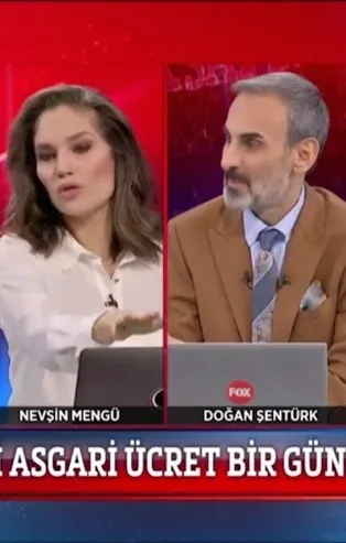 Hazımsız Nevşin Mengü, Amerikan beslemesi FOX TV'de asgari ücret zammını alaya aldı: "Çok güzel yapıldı, oley"