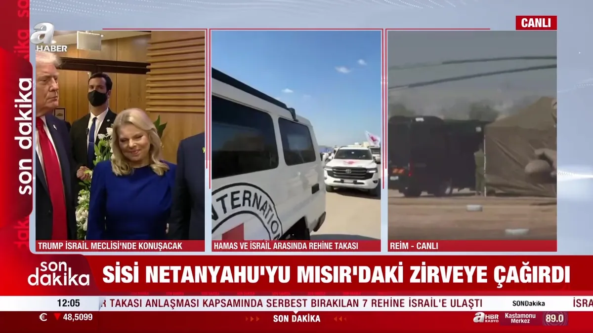 Sisi Netanyahu'yu Mısır'a çağırdı