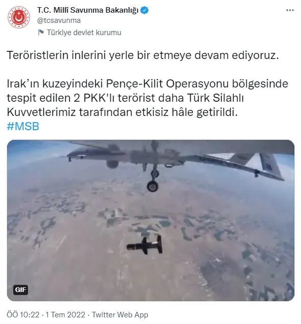 msb-duyurdu-pence-kilit-bolgesinde-2-pkkli-terorist-etkisiz-hale-getirildi-1656661114340.jpg MSB duyurdu: Pençe Kilit bölgesinde 2 PKK'lı terörist etkisiz hale getirildi-1