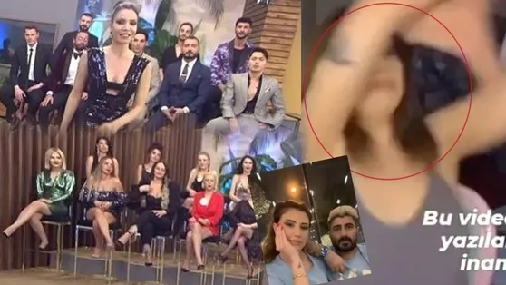 Kısmetse Olurun yıldızı evli sevgilisinden canlı yayında dayak yemişti! Saydı sövdü gitti barıştı Şaka mı bu çıkın şunu takipten!