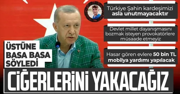 Son dakika: Başkan Erdoğan Muğla Marmaris’te konuştu: Ormanlarımızı yakanları bulmak boyunumuzun borcudur