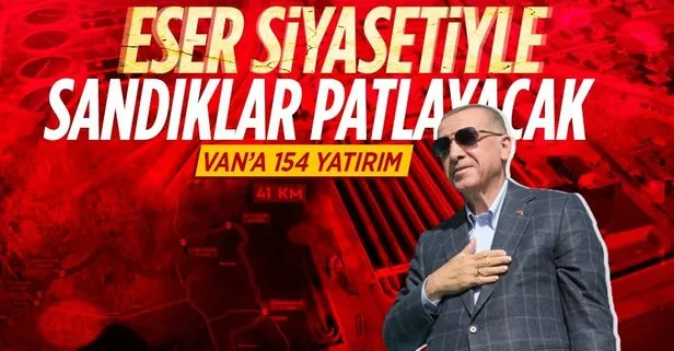 Doğu’nun incisi Van’a 154 yatırım!  Başkan Erdoğan: Eser siyasetiyle 2023’ten sonra da sizlerle olmayı sürdüreceğiz