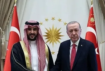 Başkan Erdoğan Suudi Arabistan Savunma Bakanı Selman'ı kabul etti