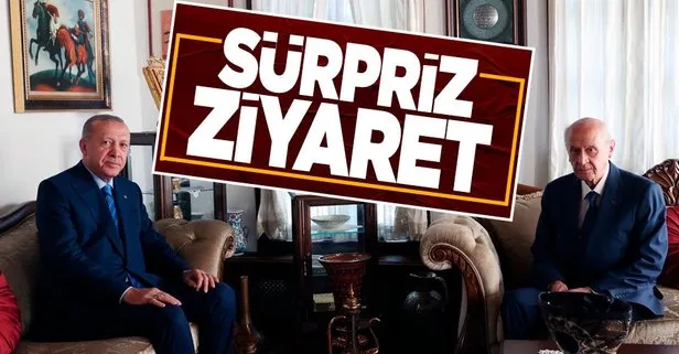 Başkan Erdoğan’dan Bahçeli’ye ziyaret