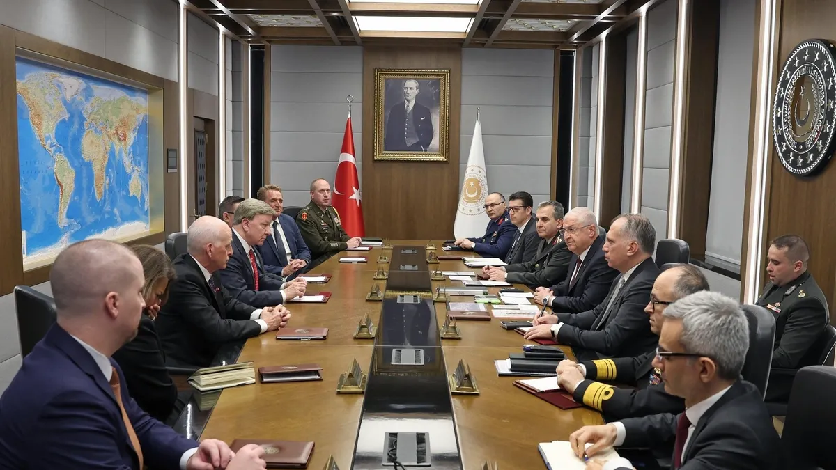 Milli Savunma Bakanı Yaşar Güler ABD heyetini kabul etti! F-16 ve terörle mücadele masada