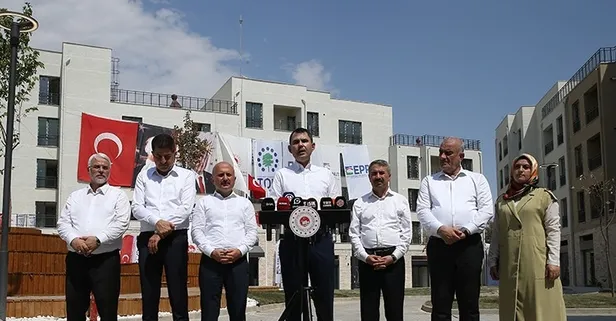 Bakan Kurum: Deprem bölgesinin her karışında devlet çalışmış, millet kazanmıştır