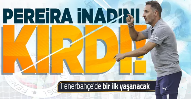 Fenerbahçe’nin hocası Pereira oyun planında değişikliğe gidiyor! İşte Antwerp karşısındaki ilk 11'i