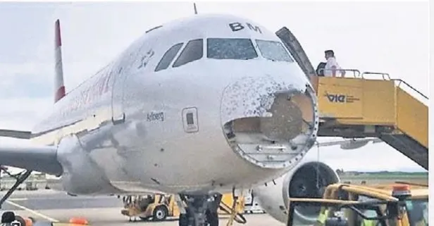 Havada telaş anları! Pilot kör uçuş yapmak zorunda kaldı