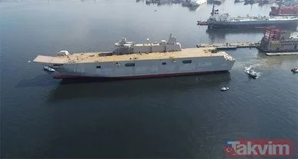 TCG Anadolu 2020’de denize iniyor! Türkiye’nin en büyük savaş gemisinin el kulağında