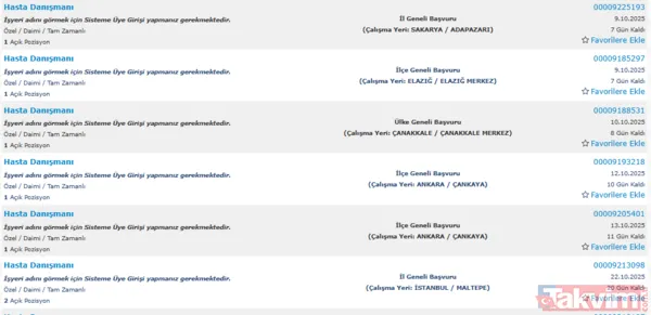Hangi İllerde Alım Var? İşte Güncel İlan Listesi (Ekim 2025) Aşağıda Farklı İller İçin Açılmış Bazı Güncel İlanlar Ve Son Başvuru Tarihleri Yer Almaktadır...