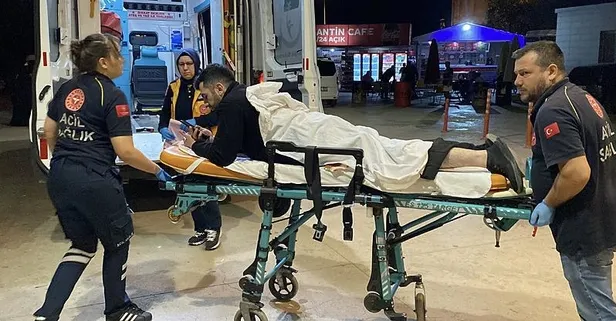 Kavga eden çifti uyaran güvenlik görevlisi bacağından bıçaklandı