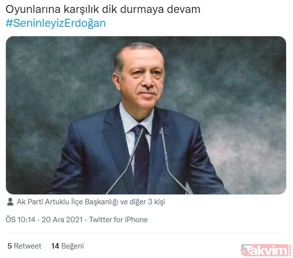 Spekülatif kur atışı ve manipülatif saldırılar nafile! Sosyal medyada tam destek: #YineHaklıÇıktı, #SeninleyizErdoğan - 32