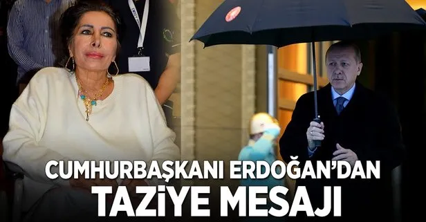 Cumhurbaşkanı Erdoğandan taziye mesajı