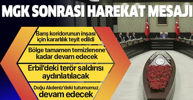 Son dakika: Kritik MGK sonrası açıklama