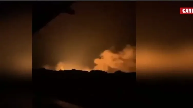 Katil İsrail Gazze’yi bombalıyor!