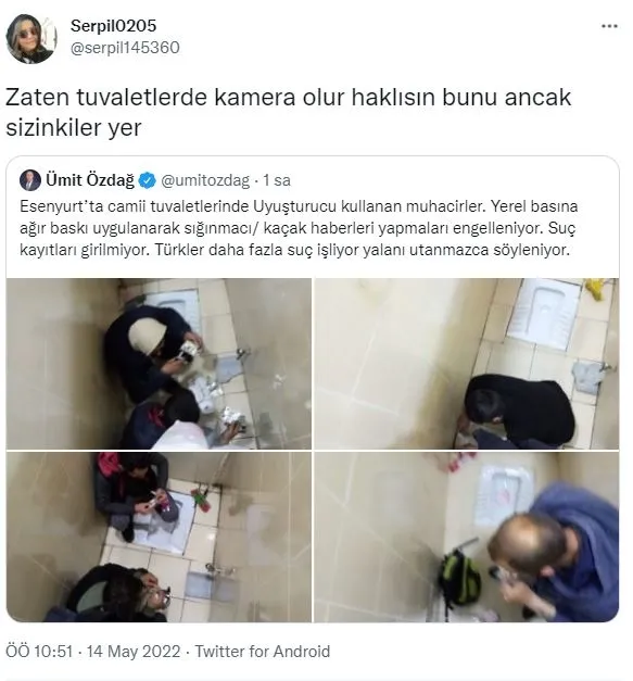 umit-ozdagdan-kurgu-kokan-paylasim-tuvalet-kabininden-multeci-goruntusu-servis-etti-1652515907859.jpg Ümit Özdağ'dan 'kurgu' kokan paylaşım! Tuvalet kabininden 'mülteci' görüntüsü servis etti-6