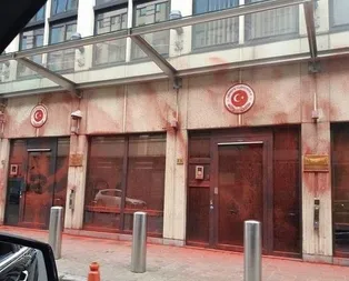 Büyükelçiliğe alçak saldırı!