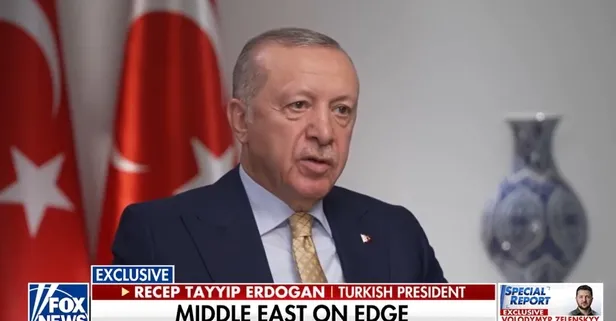 Başkan Erdoğan Amerikan Fox News kanalına konuştu! "Gazze'deki soykırımın faili Netanyahu’dur"