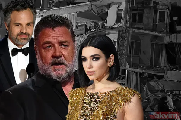 Dünyaca ünlü isimlerden Türkiye'ye destek mesajları yağdı: Kalbim sizinle! Dua Lipa, Russel Crowe, Kaka, Mark Ruffalo... - 1