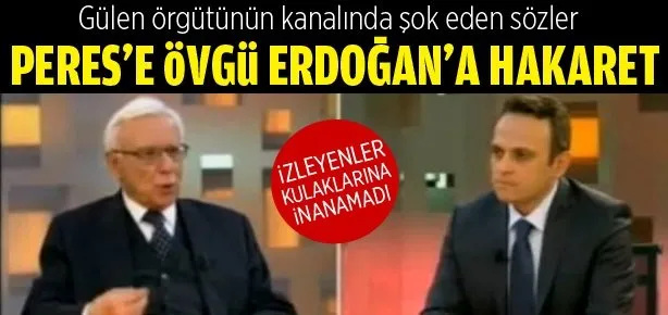 Şimon Peres’e övgü Erdoğan’a hakaret