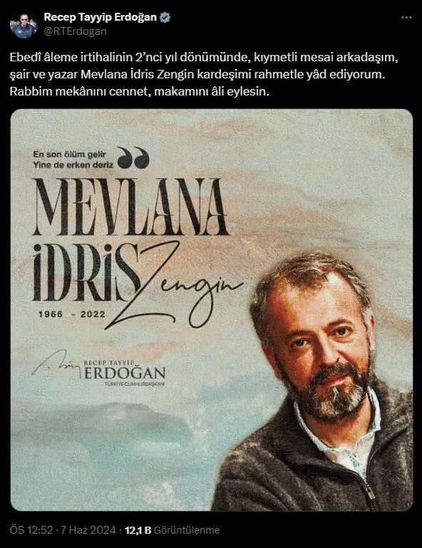 baskan-erdogandan-mevlana-idris-zengin-paylasimi-1717754580006.jpg Başkan Erdoğan'dan Mevlana İdris Zengin paylaşımı: Rahmetle yad ediyorum-1