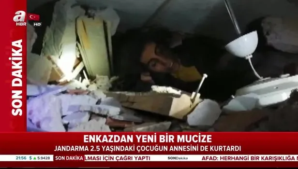 Elazığ'da enkazdan yeni bir mucize çıktı! 2,5 yaşındaki kız çocuğunun annesine de ulaşıldı