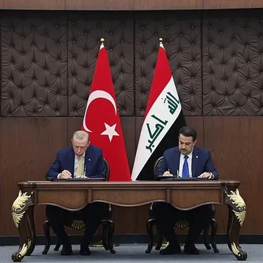 Türkiye ile Irak arasında 26 anlaşma imzalandı! Başkan Erdoğan’ın kritik ziyaretinin şifreleri! Kalkınma Yolu Projesi’nin önemi ne?