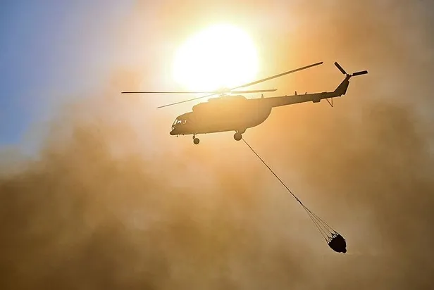 İzmir Aliağa ve Menderes'te çıkan orman yangınları kontrol altına alındı-12