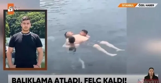Kaldığı otelin iskelesinden denize atlayan Baran Demir yatağa mahkum kaldı!