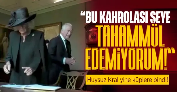 Kral 3. Charles'ı kızdıran olay! O anlar saniye saniye kaydedildi