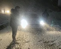 Edirne’de kar yağışı başladı