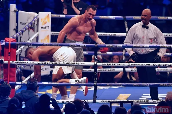 Anthony Joshua - Wladimir Klitschko maçı nefes kesti! - 33