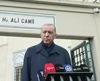 Başkan Erdoğan cumayı Hz. Ali Camisi’nde kıldı
