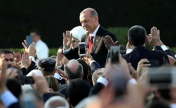Cumhurbaşkanı Erdoğan Külliye'de yapılan tören ile yeni sistemin ilk Başkan'ı olarak görevine başladı-2