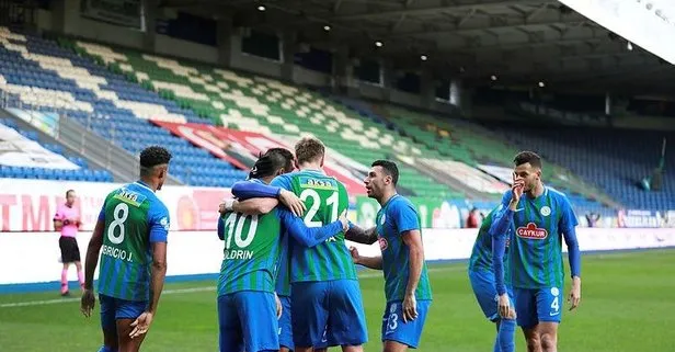 Rizespor tek golle kazandı!