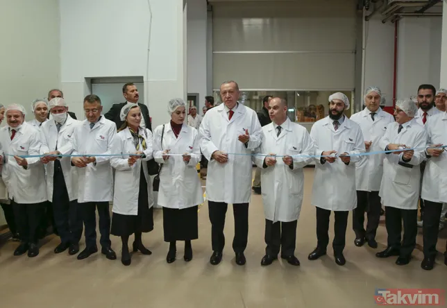 BaÅkan ErdoÄan EskiÅehir'de ETİ Fabrikası'nı ziyaret etti