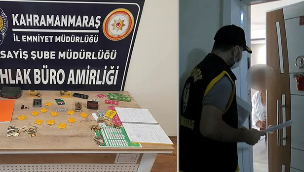 Maraş'ta fuhuş operasyonu! Veresiye defterli fuhuş çetesi çökertildi! 8'i kadın 29 gözaltı