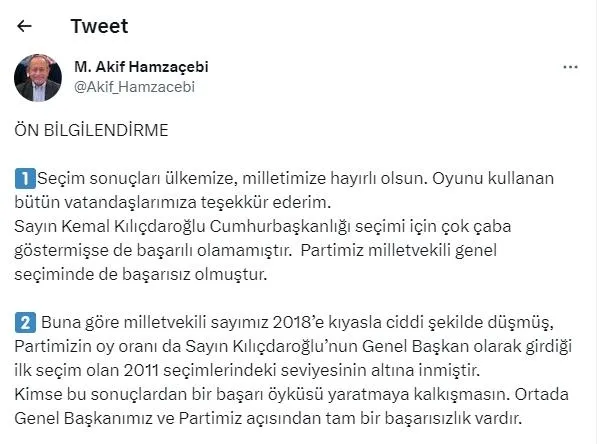 chpde-kazan-kayniyor-kilicdaroglu-hedefte-imamoglundan-sonra-mehmet-akif-hamzacebi-de-degisim-dedi-ortada-basa-1685373767446.jpeg CHP'de kazan kaynıyor, Kılıçdaroğlu hedefte! İmamoğlu'ndan sonra Mehmet Akif Hamzaçebi de 'değişim' dedi: Ortada başarısızlık var-5