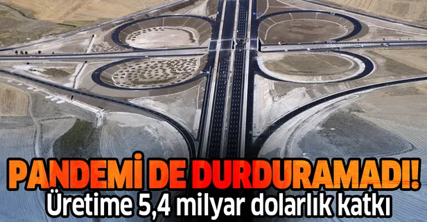 Bakan Karaismailoğlu, Kovid-19 salgını sürecinde ulaştırmaya yapılan yatırımları değerlendirdi: Üretime 5,4 milyar dolarlık katkı