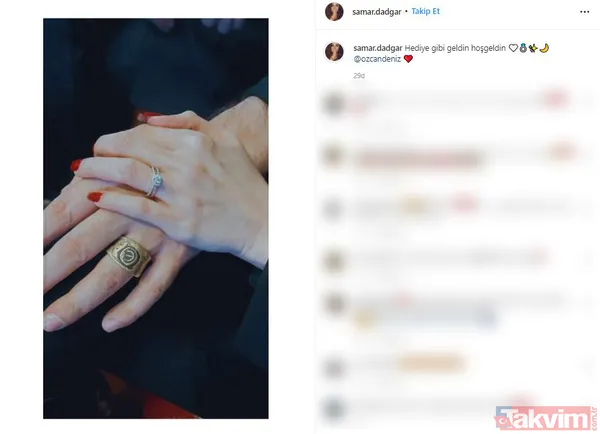 Özcan Deniz’in annesi ‘rızam yok’ demişti! 24 yaş küçük sevgilisi Samar Dadgar bombayı patlattı! O paylaşım ‘düğün yakın’ dedirtti - 5
