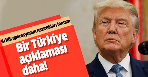 Trump'tan bir Suriye açıklaması daha!
