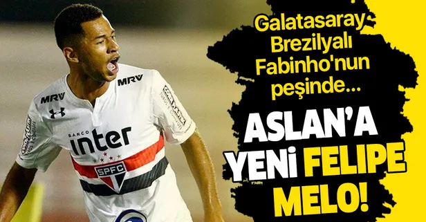 Aslan’a yeni Melo! Galatasaray Brezilyalı Fabinho'nun peşinde...