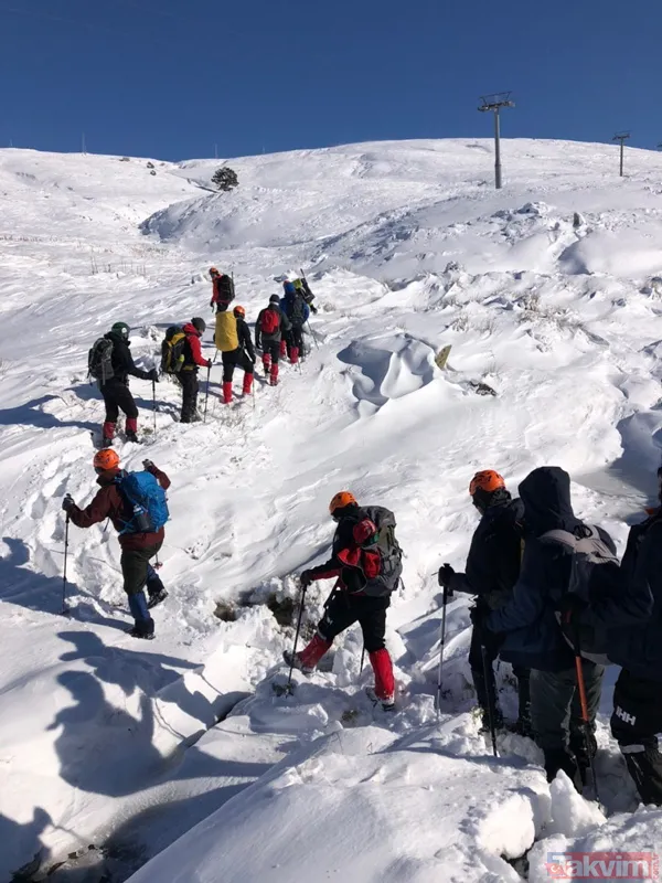 Uludağ'da kaybolan 2 dağcıyı arama çalışmaları altıncı gününde - 11
