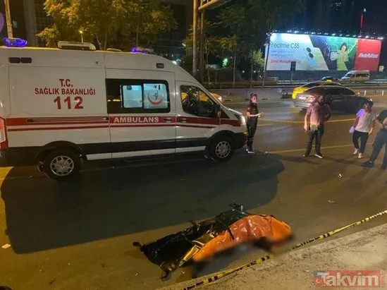 Kaza değil cinayet! İstanbul Kadıköy’de makas atarak ilerleyen araç motosikletliyi canından etti